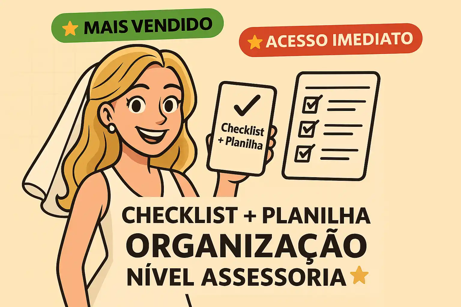 Checklist e Planilhas do Casamento Perfeito